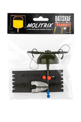 Оснастка Molitrix Батискаф донная 2 крючка 80g