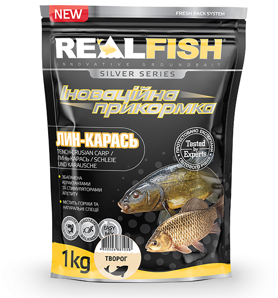 Риболовна прикормка Real Fish "ЛЯЩ" шоколад