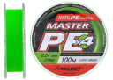 Шнур Select Master PE 100m (салат.) 