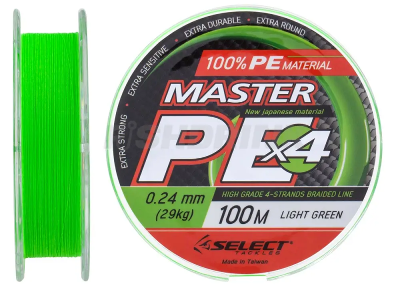 Шнур Select Master PE 150m (салат.) 
