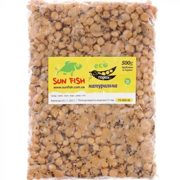 Прикормка Sun Fish Горох(500g)натурал.