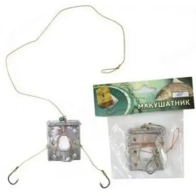 кф макушатнік оснащений (свинець) квадратний,  40г