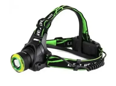 Потужний налобний LED-ліхтарик BL-T107-T6+COB USB