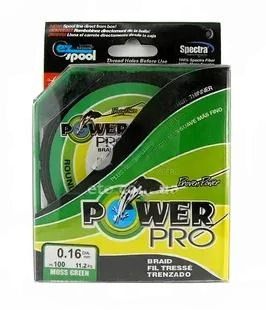 Шнур Power Pro (Power Line) 125м (зелений) 0,10мм/3,9кг