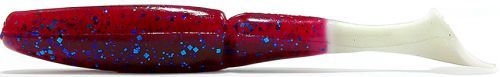 Gambler Little EZ 3.75" Plum Blue White Tail