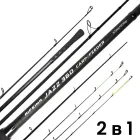 Удилище 2в1 Feima Jazz 3.6 м (карповое + фидерное, 3,5 lb, тест до 200 г)
