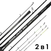 Удилище 2в1 Feima Jazz 3.6 м (карповое + фидерное, 3,5 lb, тест до 200 г)