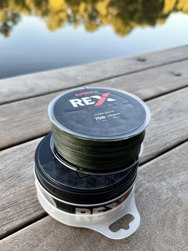 Шнур Rex green+black 300 m 0.18 mm 15.7 кг