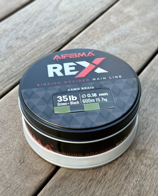 Шнур Rex green+black 600m 0.30mm