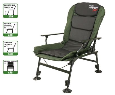 Крісло корпове FR HBA-10018 з підлокітниками