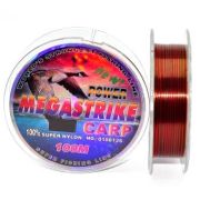 Коропова волосінь Megastrike Power Carp - триколірна - 100м