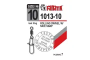 Застібка американка з вертлюгом Fanatik 1013-10 тест 8 кг