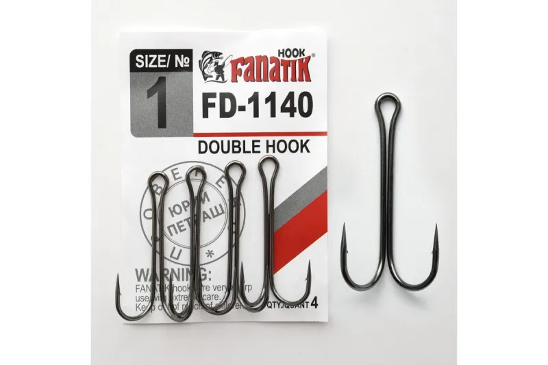 FD-1140 № 1 Подвійний гачок Fanatik