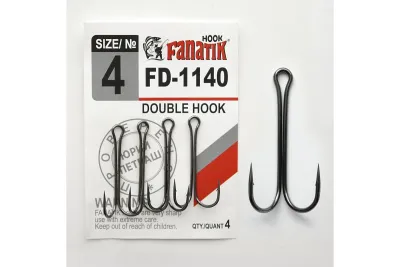 FD-1140 № 4 Подвійний гачок Fanatik