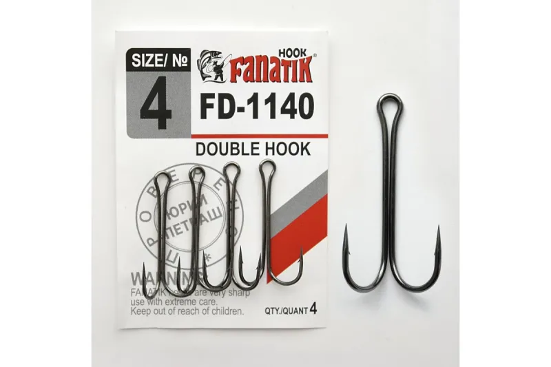 FD-1140 № 4 Подвійний гачок Fanatik