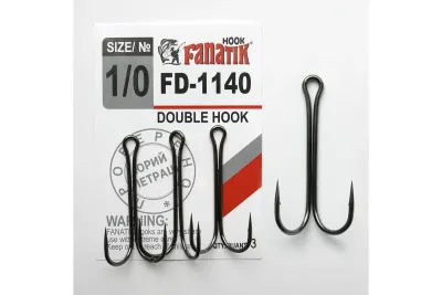 Гачок Fanatik FD-1140 No 1/0 подвійний 3шт