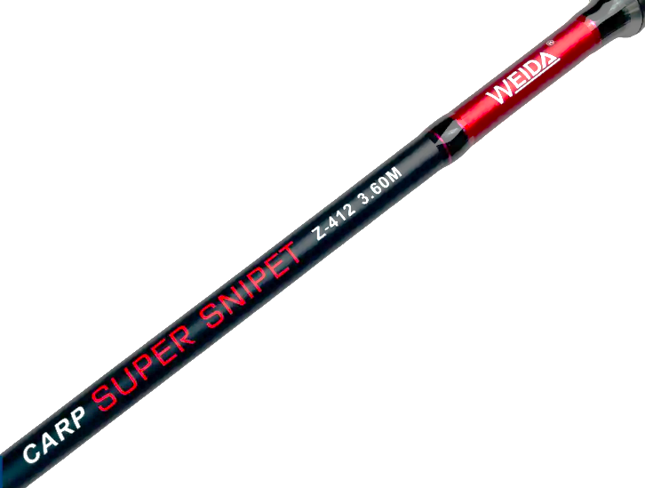 КОРОПОВЕ ВУДИЛИЩЕ WEIDA CARP SUPER SNIPET 3.6М 4.0LB 3 СЕКЦІЇ (КАРБОН, 50ММ КІЛЬЦЕ) (Z-412-360)